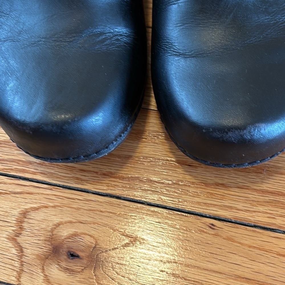 Dansko Clogs - Black & Brown Leather - Size 39 - Picture 5 of 7